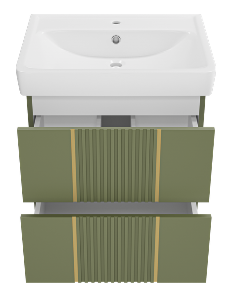 Тумба с умывальником Brevita Vega 60 / VEG-09060-0802Я+191638