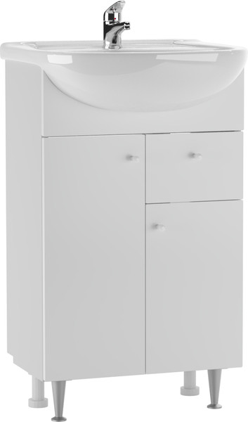 Тумба под умывальник Айсберг Уют 50 Промо с верхним ящиком В1 - фото