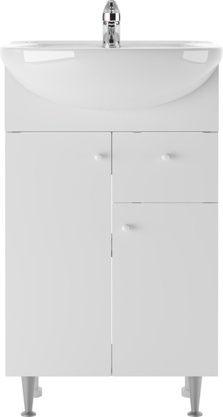 Тумба под умывальник Айсберг Уют 50 Промо с верхним ящиком В1