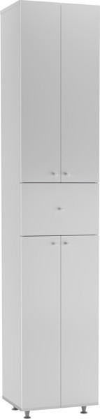 Шкаф-пенал для ванной Айсберг 40 Промо с верхним ящиком В1 - фото