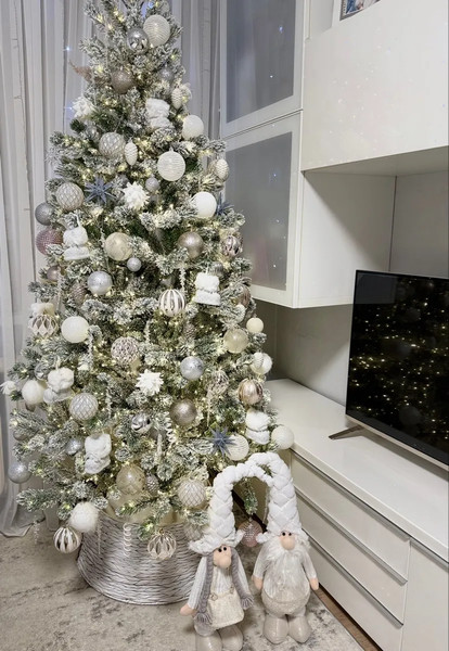 Ель искусственная Царь елка Алиса заснеженная / АЛС/ЗСН-190