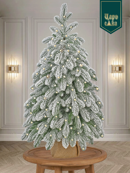 Ель искусственная Царь елка Афродита заснеженная / АФР/ЗСН-90