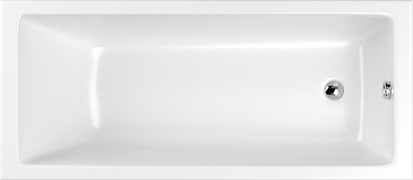 Ванна акриловая Whitecross Wave 160x80 / 0101.160080.100 - фото