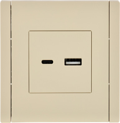 Розетка IEK Forte&Piano FP-U22-D31-K10