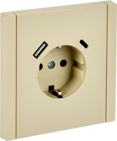 Розетка IEK Forte&Piano FP-R14-16-U22-018-K10 - фото