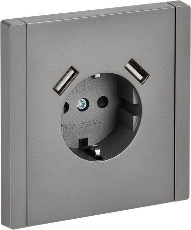 Розетка IEK Forte&Piano FP-R14-16-U21-D31-K46 - фото