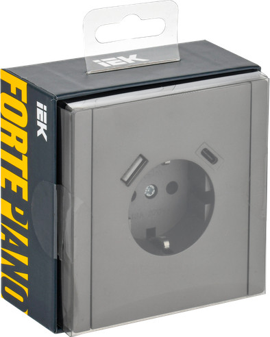 Розетка IEK Forte&Piano FP-R14-16-U22-018-K46