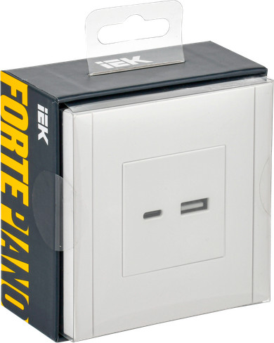 Розетка IEK Forte&Piano FP-U22-D31-K01