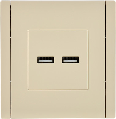 Розетка IEK Forte&Piano FP-U21-D31-K10