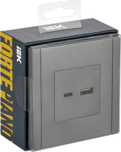 Розетка IEK Forte&Piano FP-U22-018-K46