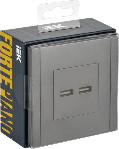 Розетка IEK Forte&Piano FP-U21-D31-K46