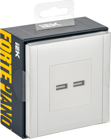Розетка IEK Forte&Piano FP-U21-D31-K01