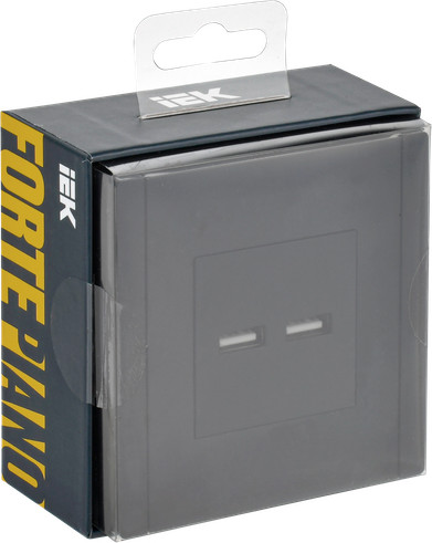 Розетка IEK Forte&Piano FP-U21-D31-K03