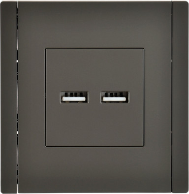 Розетка IEK Forte&Piano FP-U21-D31-K03