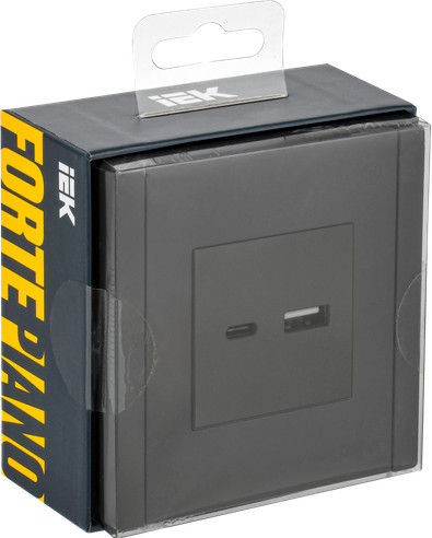 Розетка IEK Forte&Piano FP-U22-018-K03
