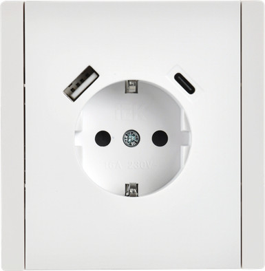 Розетка IEK Forte&Piano FP-R14-16-U22-018-K01