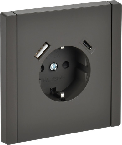 Розетка IEK Forte&Piano FP-R14-16-U22-018-K03 - фото