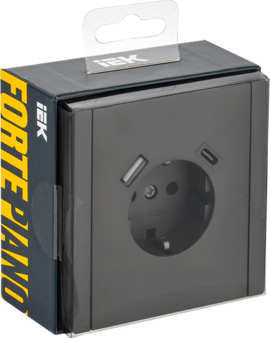 Розетка IEK Forte&Piano FP-R14-16-U22-018-K03