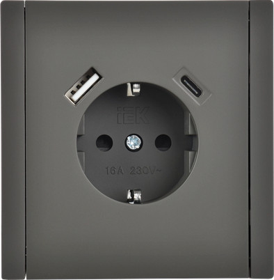 Розетка IEK Forte&Piano FP-R14-16-U22-018-K03