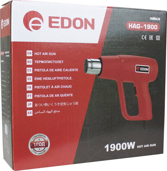 Строительный фен Edon HAG-1900