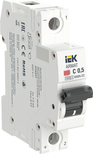 Выключатель автоматический IEK Armat AR-M06N-1-C0D5DC - фото