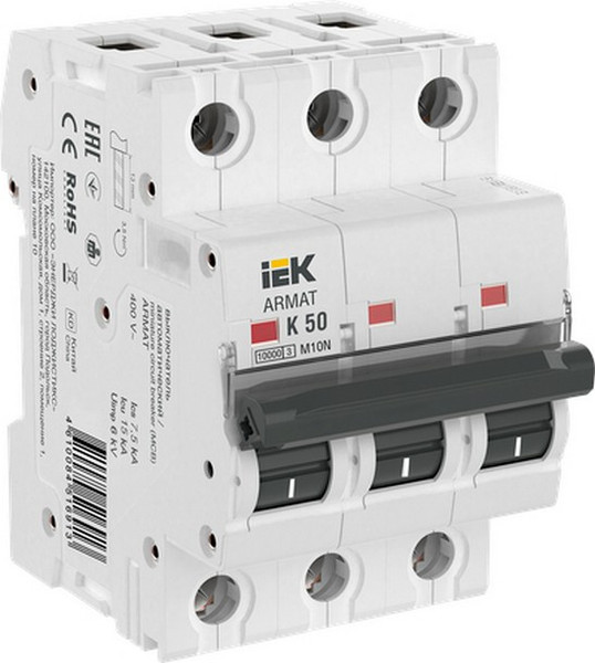 Выключатель автоматический IEK Armat AR-M10N-3-K050 - фото