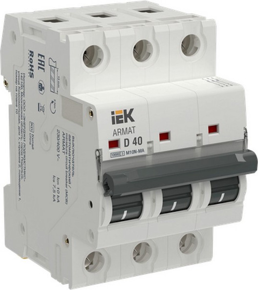 Выключатель автоматический IEK Armat AR-M10N-MA-3-D040 - фото
