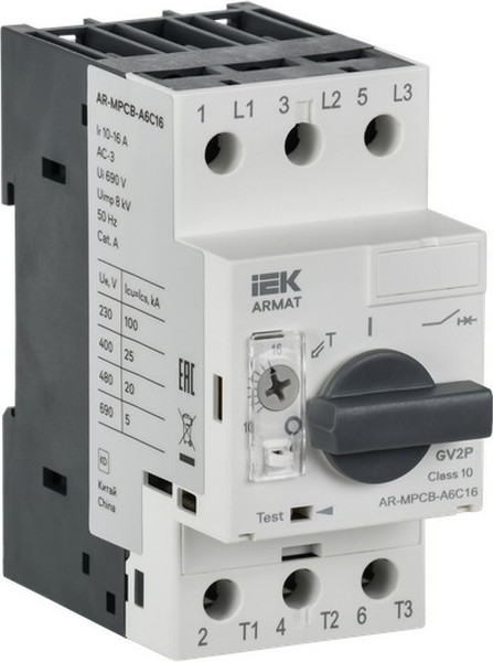 Выключатель автоматический IEK Armat AR-MPCB-A6C16 - фото