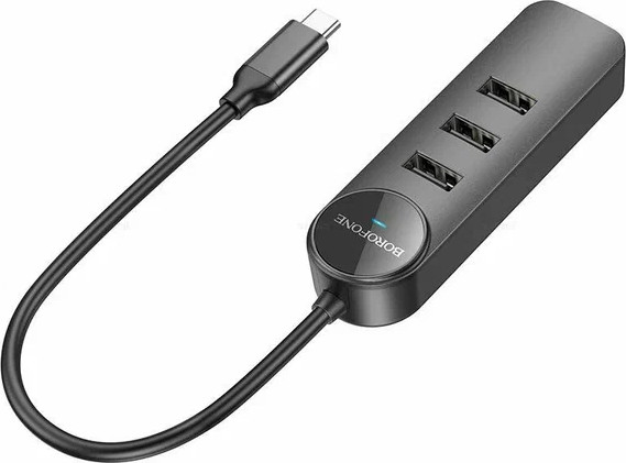 USB-хаб Borofone DH5 4в1 USB на USB3.0x4