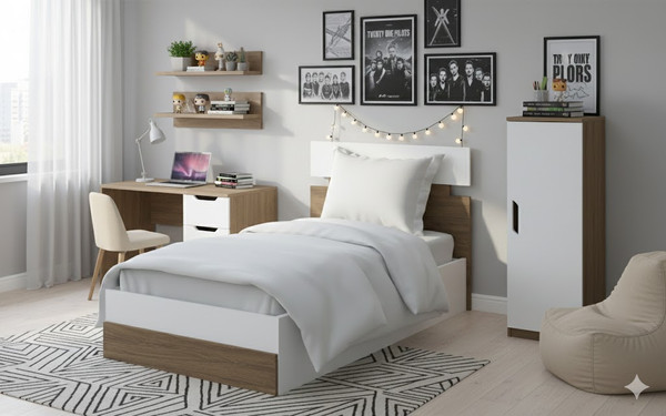 Односпальная кровать Proson Milton с ПМ 80x200