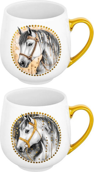 Набор кружек Elan Gallery Белая лошадь / 880268