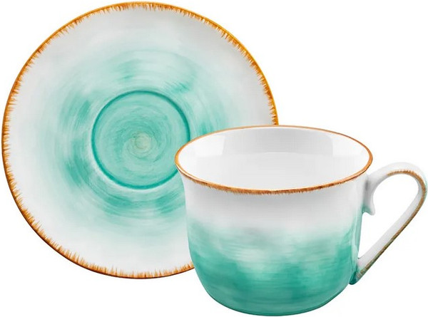 Чашка с блюдцем Elan Gallery Кантри / 760279