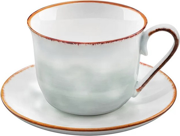 Чашка с блюдцем Elan Gallery Кантри / 760280 - фото