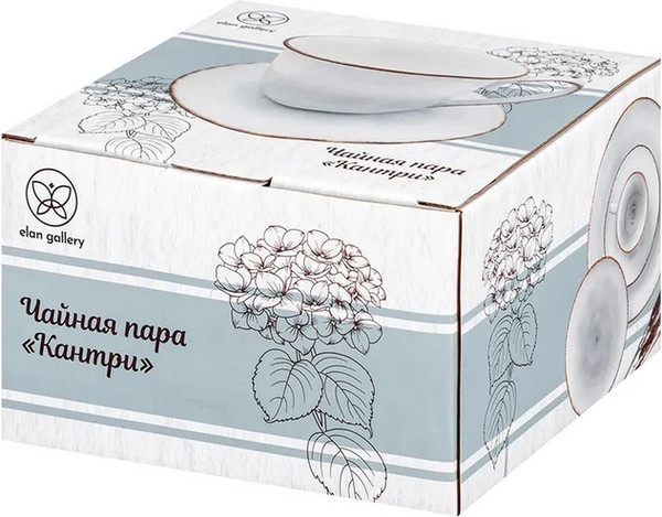 Чашка с блюдцем Elan Gallery Кантри / 760280