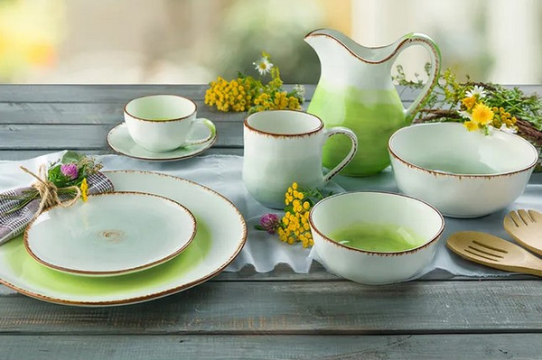 Чашка с блюдцем Elan Gallery Кантри / 760280