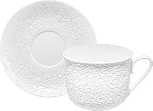 Чашка с блюдцем Elan Gallery Розы / 950446