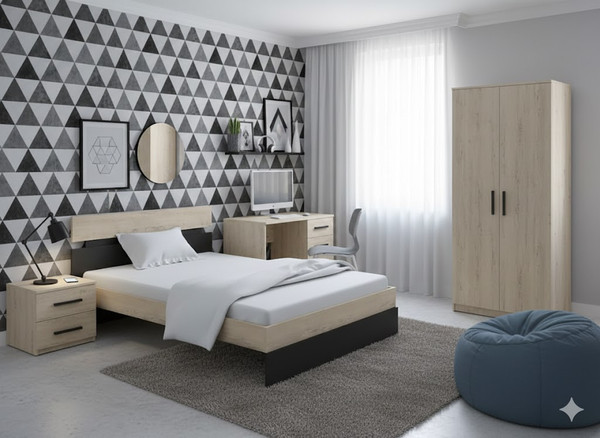 Односпальная кровать Proson Milton 90x190