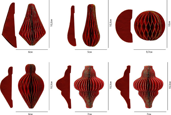 Набор елочных игрушек Золотая сказка 592540