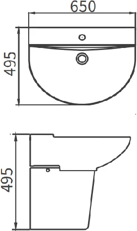 Умывальник Arrow AGP32032E