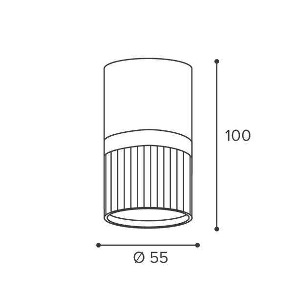 Точечный светильник Wolta WSL-GU10/19BG