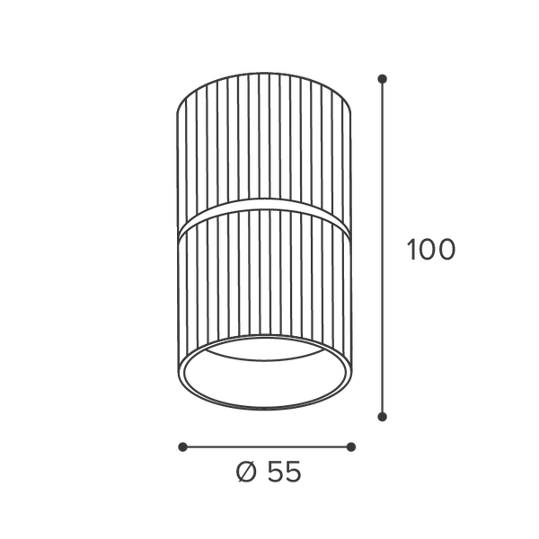 Точечный светильник Wolta WSL-GU10/18WG