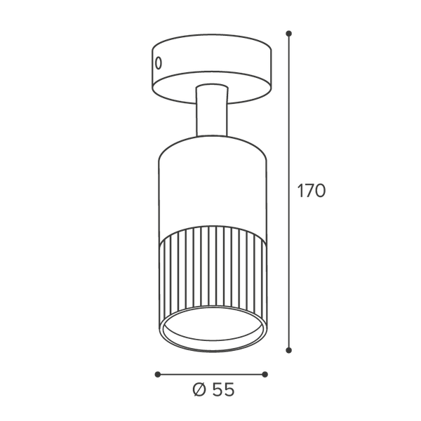 Точечный светильник Wolta WSL-GU10/S18WG