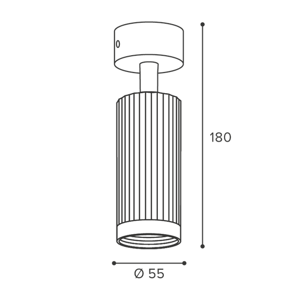 Точечный светильник Wolta WSL-GU10/19G-1