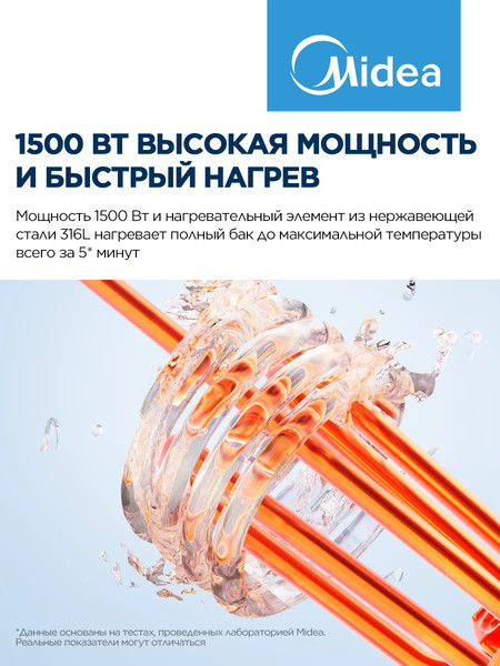 Накопительный водонагреватель Midea MWH05-15SMU