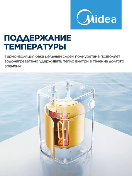 Накопительный водонагреватель Midea MWH05-15SMU