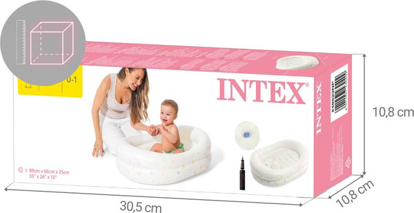 Ванночка надувная детская Intex 48523NP