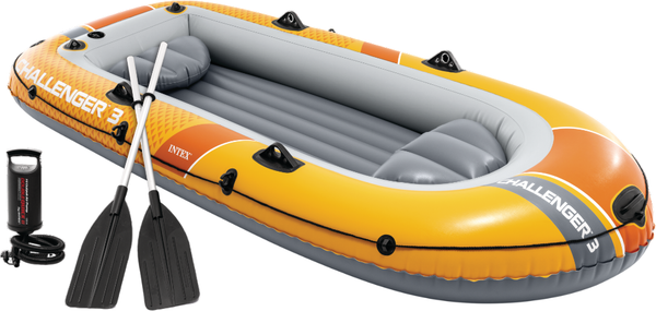 Надувная лодка Intex Challenger-3 Set / 66313NP - фото