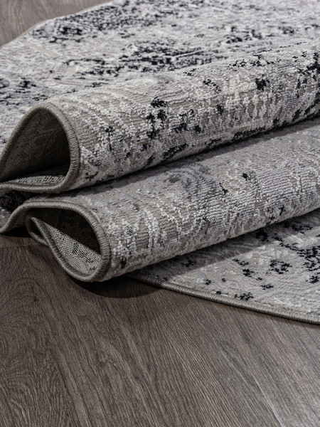 Ковер Merinos Palermo F281-OVAL-DARK-GRAY