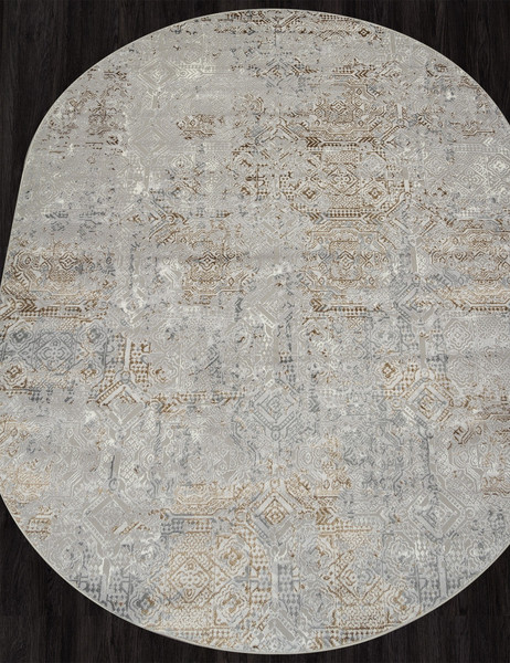 Ковер Merinos Palermo F281-OVAL-GRAY-GREEN