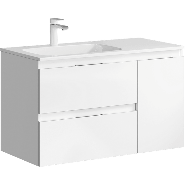 Тумба под умывальник Aqwella Accent L / ACC0109LW